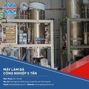 MÁY LÀM ĐÁ CÔNG NGHIỆP 5 TẤN