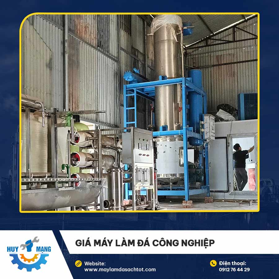 Giá máy làm đá công nghiệp