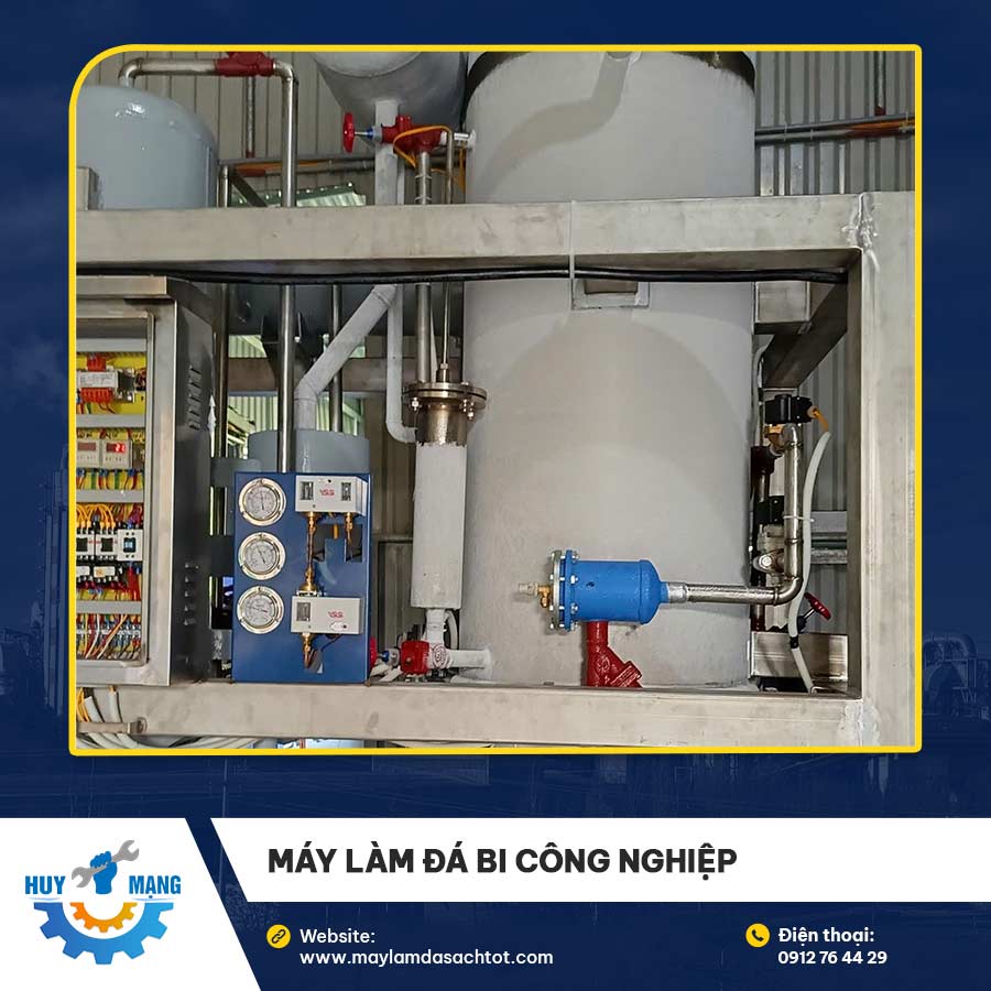 Máy làm đá bi công nghiệp