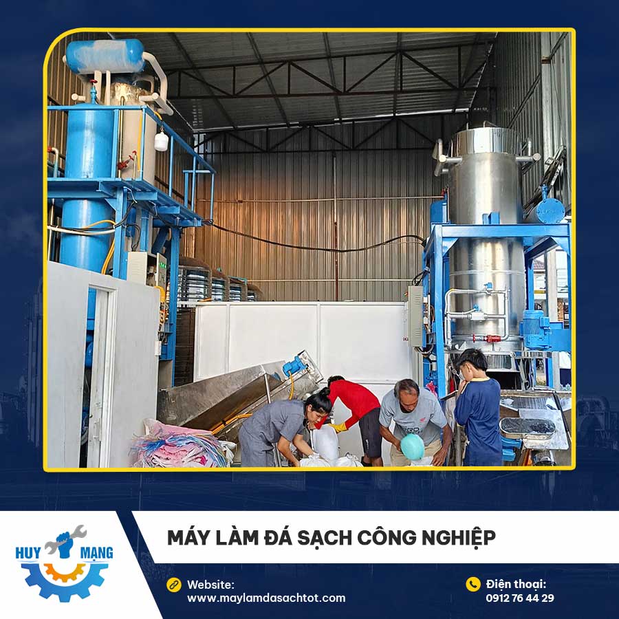 Máy làm đá sạch công nghiệp