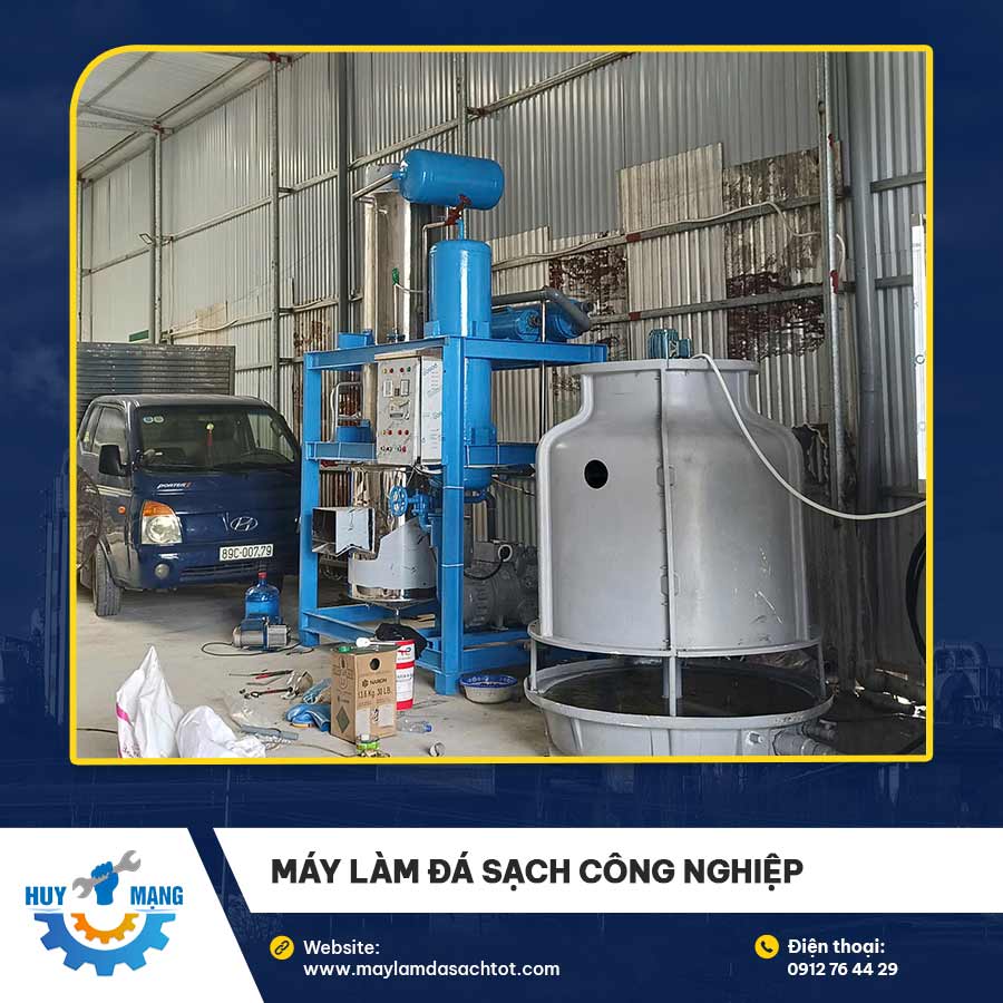 Máy làm đá sạch công nghiệp