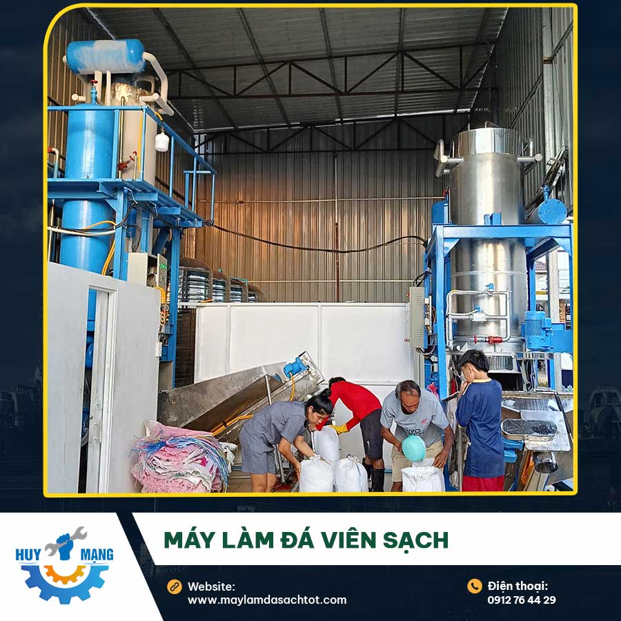 Máy làm đá viên sạch